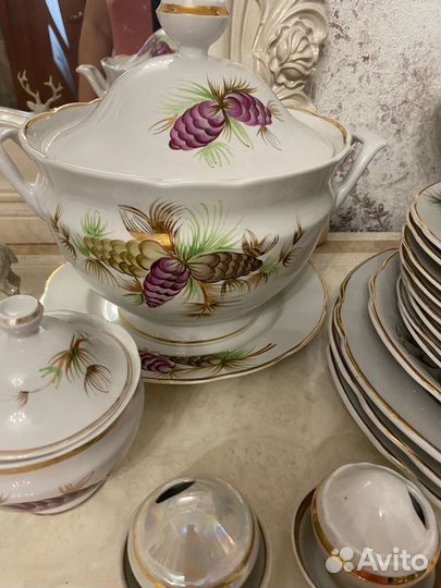 Столовый сервиз СССР очень редкий Коростень