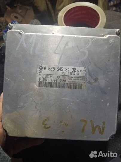 Эбу двигателя м113 мерседес w163 2000