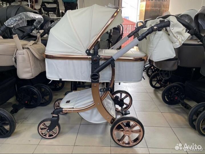 Коляска Dalux эко кожа 2 в1