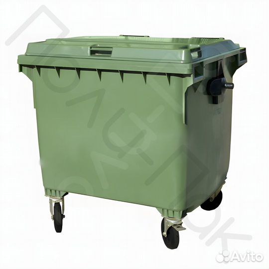 Пластиковый евроконтейнер 1100л R2631