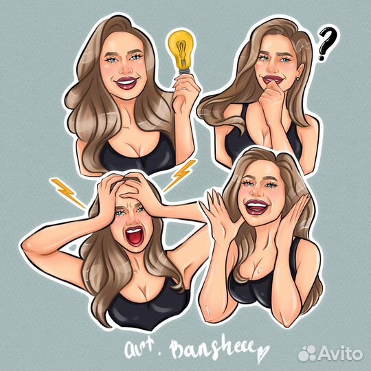 Стикеры для соцсетей