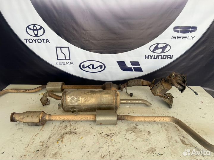 Глушитель Kia Rio 3/Rio 4/Hyundai Solaris 1/2