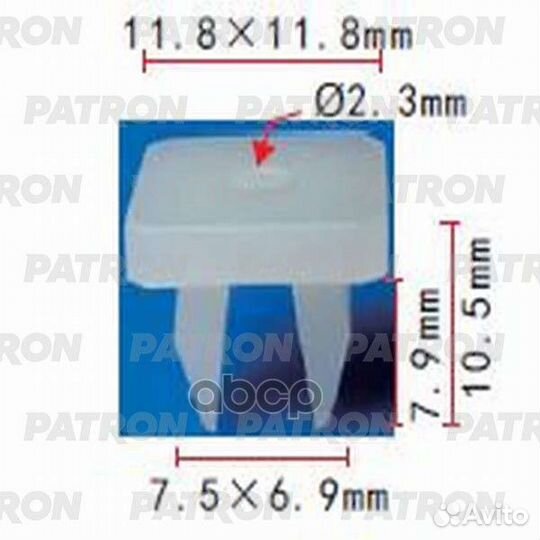 Фиксатор пластиковый Lexus, Toyota применяемост