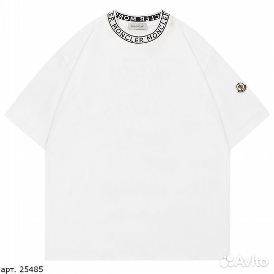 Футболка Moncler белая