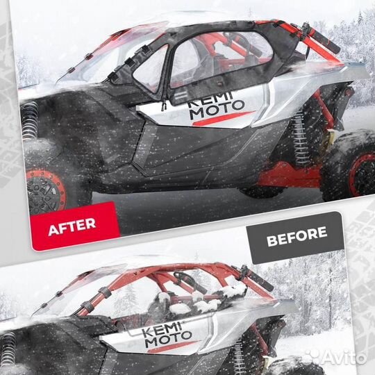 Мягкие окна для Can Am MaverickX3