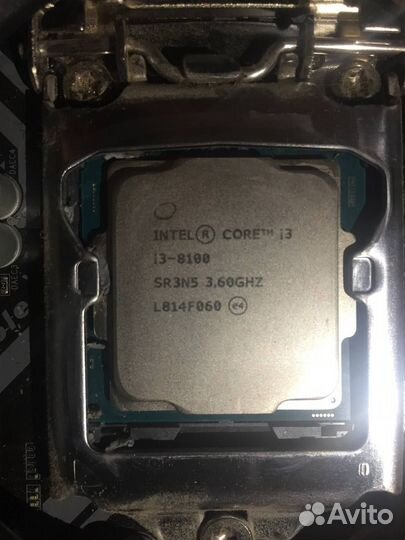 Процессор intel core i3 8100