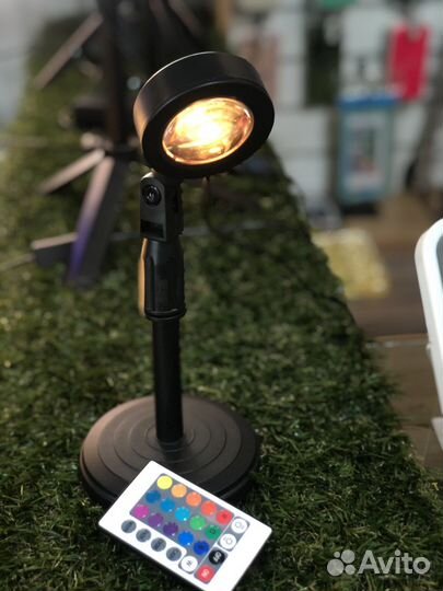 Настольная лампа цветная (микс)