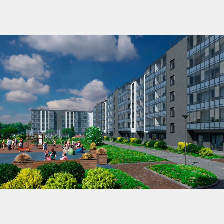 2-к. квартира, 52,3 м², 3/6 эт.