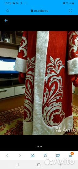 Костюм взрослый дед Мороз и Снегурочка