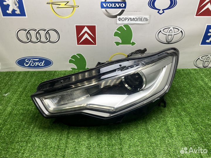 Фара левая audi A6 C7 ксенон С дефектом