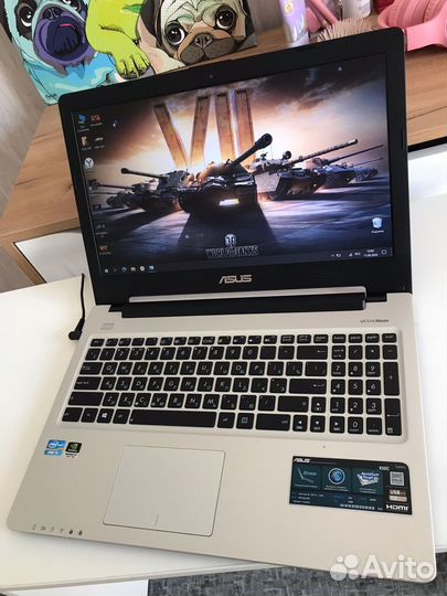 Ноутбук asus как новый на intel(R) Core(TM) i5