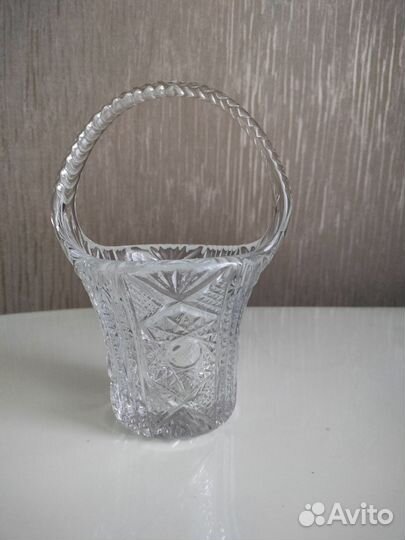 Конфетница хрусталь