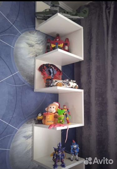 Полка настенная угловая