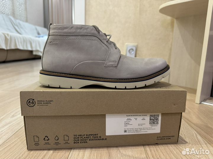 Мужские ботинки clarks