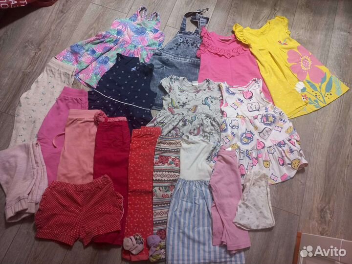 Вещи пакетом на девочку 92-98