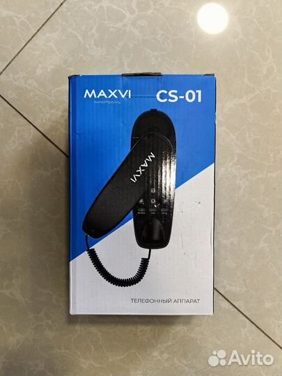 Телефон стационарный проводной Maxvi CS-01