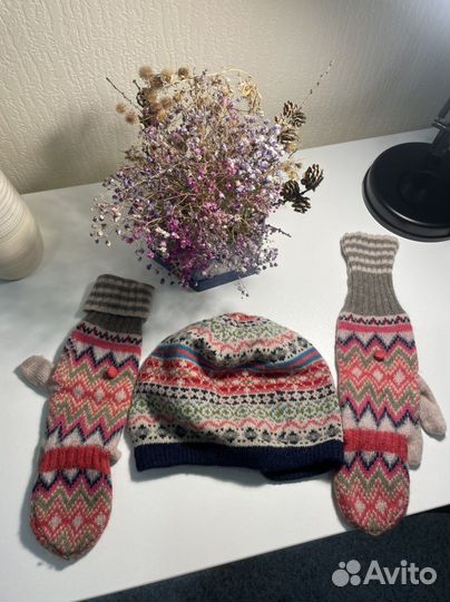 Accessorize/шапка, шарф и перчатки-комплектом