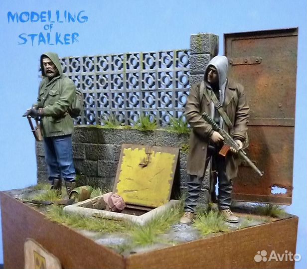 Диорамы модели по играм сталкер metro2033 и тд