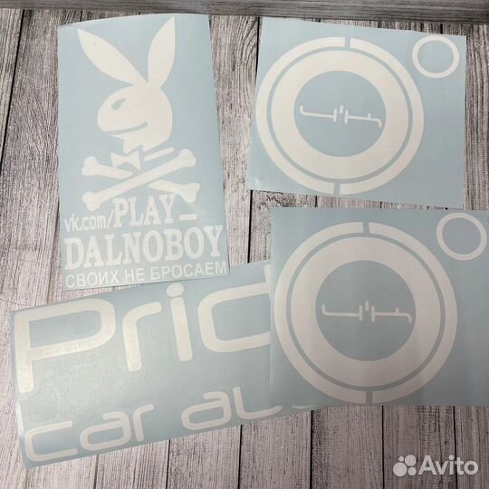 Наклейка на авто 4 К 4K