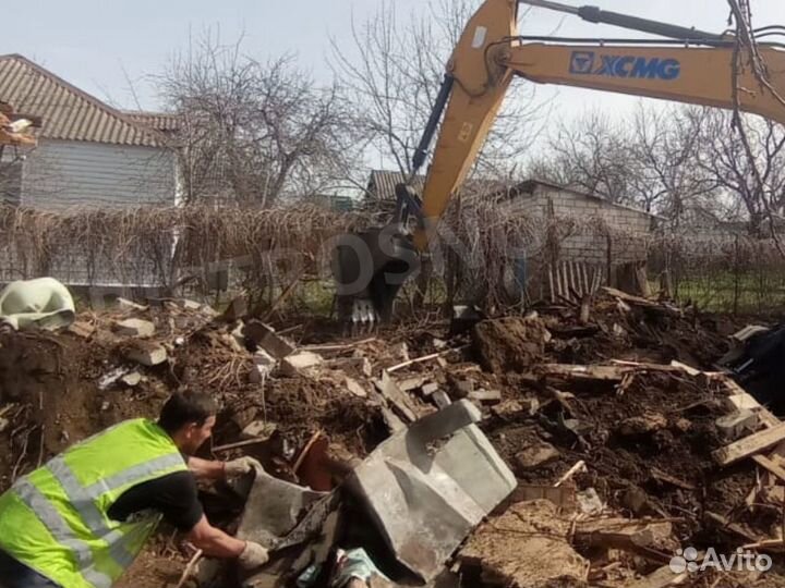 Демонтаж дома снос домов снос дачи