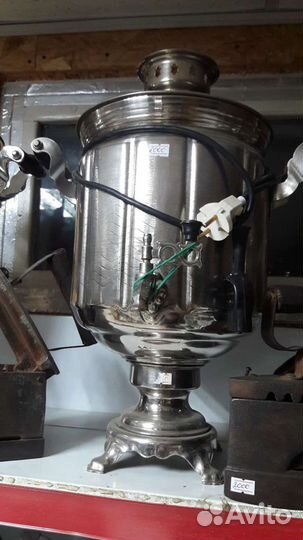 Самовары на дровах.Антикварная лавка