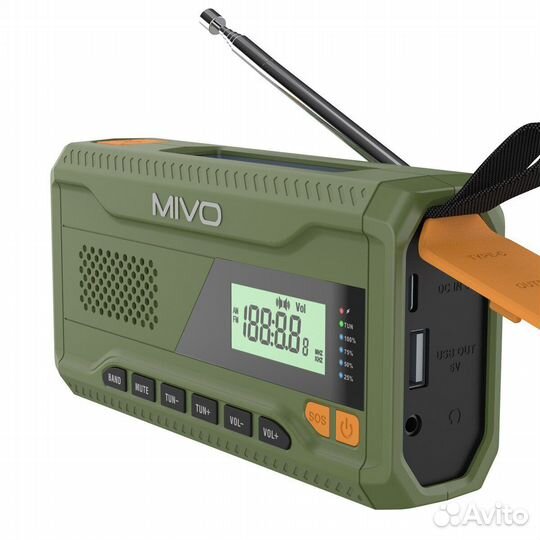 Многофункциональный походный FM радиоприемник Mivo