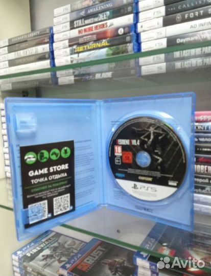 Resident Evil 4 Remake диск PS5