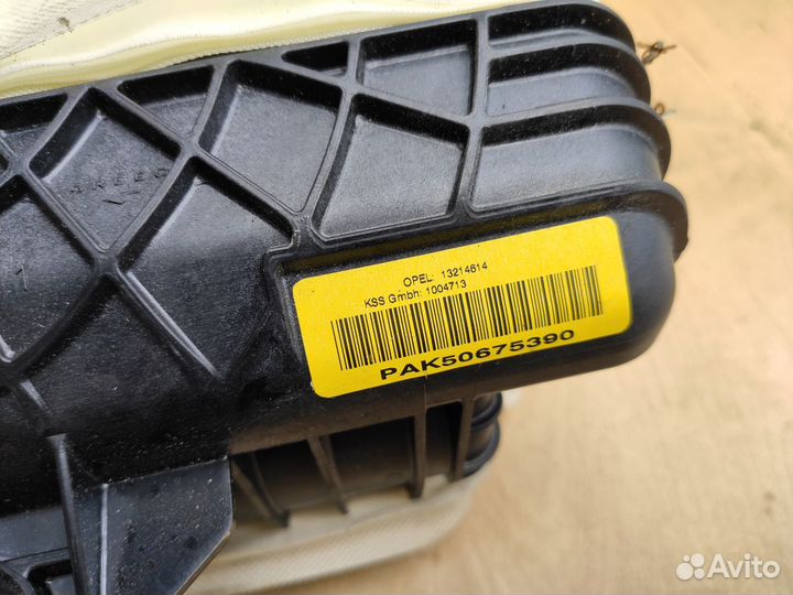 Подушка безопасности пассажирская Астра Н 1 конт