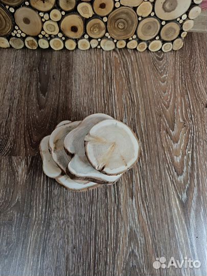 Набор спилов можжевельника для декора и творчества