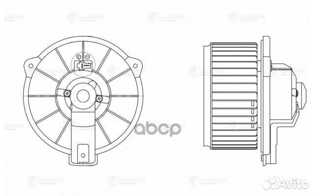 Э/вентилятор отоп. для а/м Toyota Corolla (01)