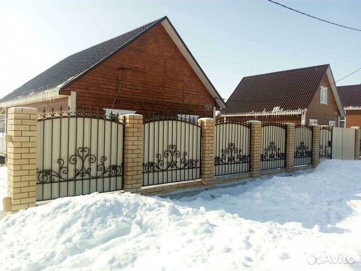Забор кованый