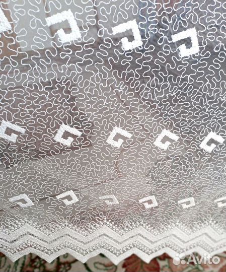 Тюль новый, нежно - молочного цвета