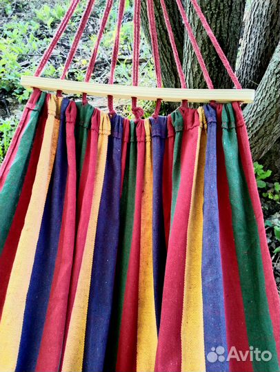 Гамак двухместный 150х200 подвесной новый