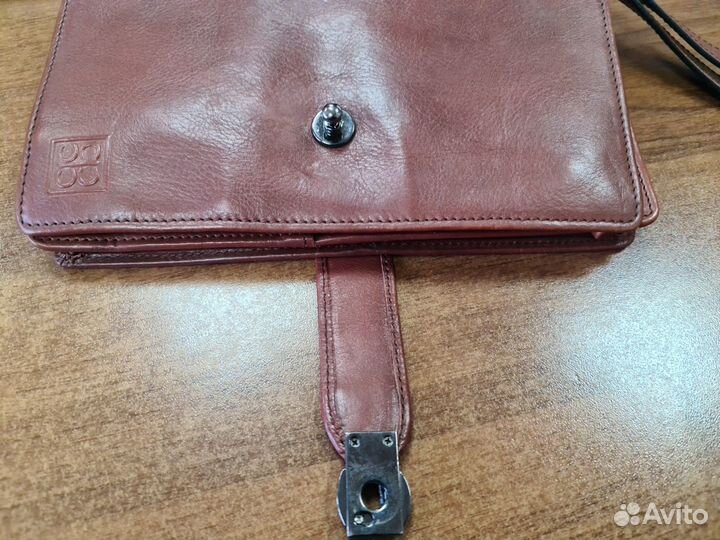 Мужской итальянский клатч (сумка, барсетка)