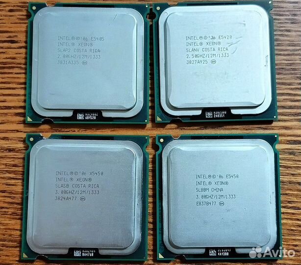 Процессоры Intel 775 сокет 4 ядра