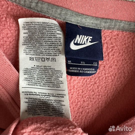Nike Розовый Свитшот