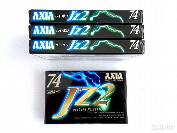 Аудиокассета кассета Axia (Fuji) J'z 2 74 - 1993 г