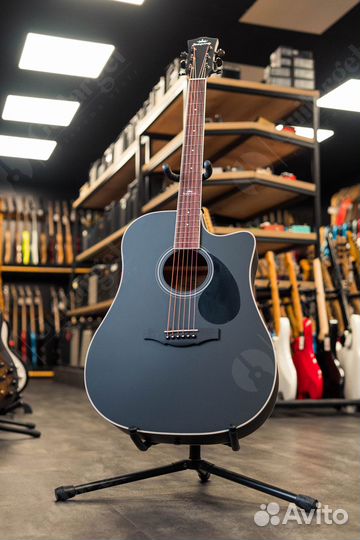 Акустическая гитара Kepma D1C Black Matt