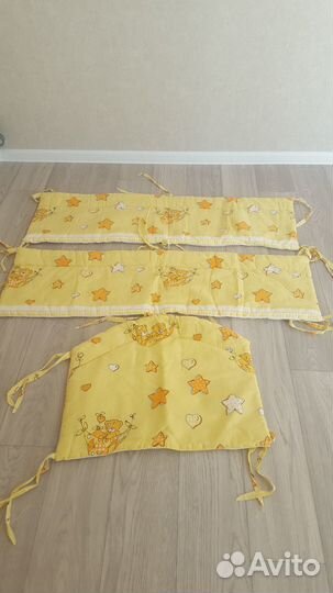 Бортики и балдахин в детскую кроватку