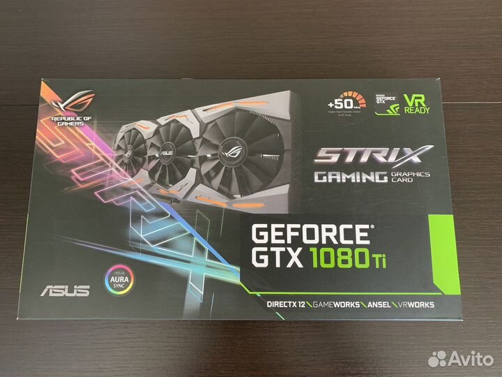 Asus GeForce GTX 1080 Ti Strix Gaming 11Gb