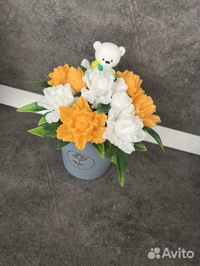 Мини букеты из мыла