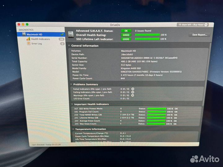 Apple Mac mini 2012 Core i5, 8/480 SSD