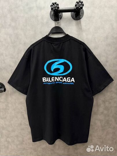 Balenciaga surfer футболка оверсайз (хит 2024)