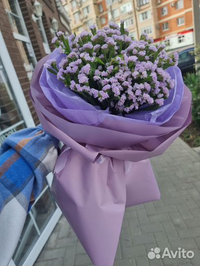 Статица сухоцвет. Сухоцвет.букет с доставкой