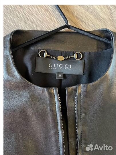 Кожаная куртка Gucci