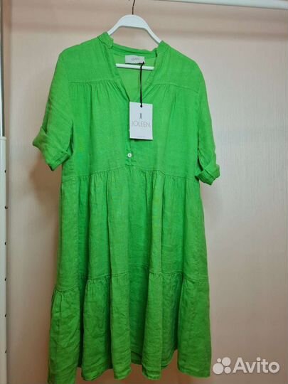 Платье льняное новое Италия