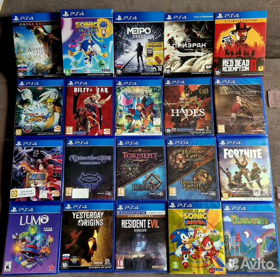 Редкие игры ps4 и Steelbook