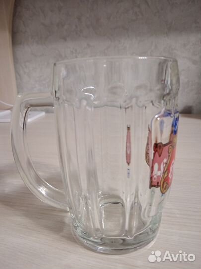 Пивная кружка стекло германия