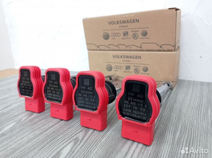 Красные Катушки TSi tfsi 1.8 / 2.0 VAG