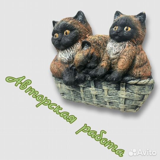 Котята сиамские. Панно. Авторская работа